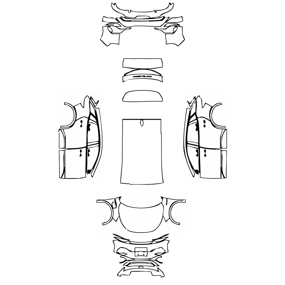 Pre-Cut PPF BYD Atto 3 (EU RHD) 2022 - PPF-Kits