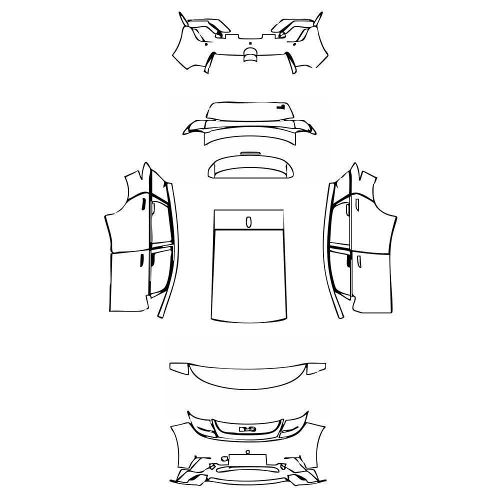 Pre-Cut PPF BYD Dolphin (CN) Base 2025 - PPF-Kits