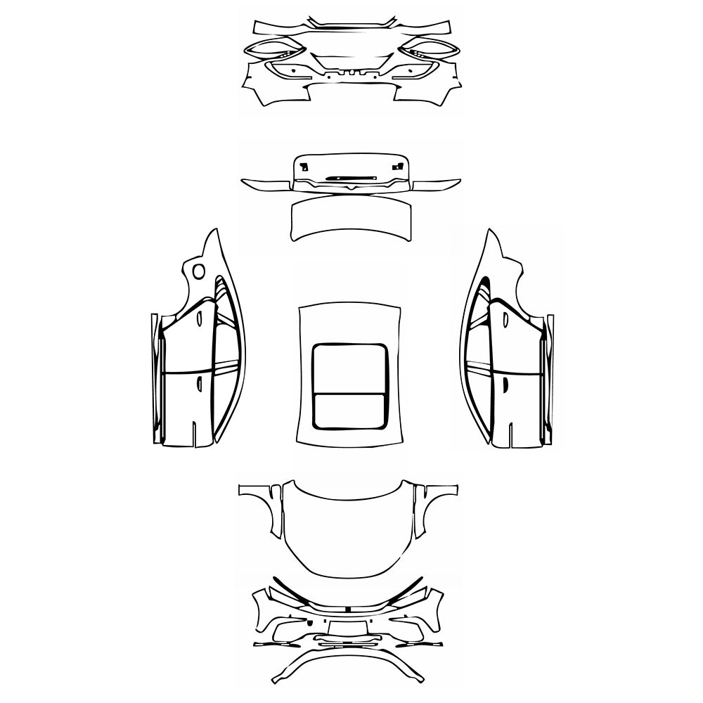 Pre-Cut PPF BYD Han EV 2024 - PPF-Kits