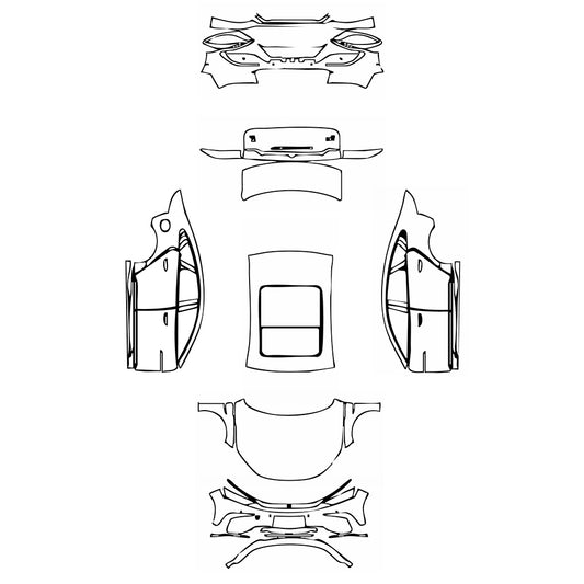 Pre-Cut PPF BYD Han EV 2025 - PPF-Kits