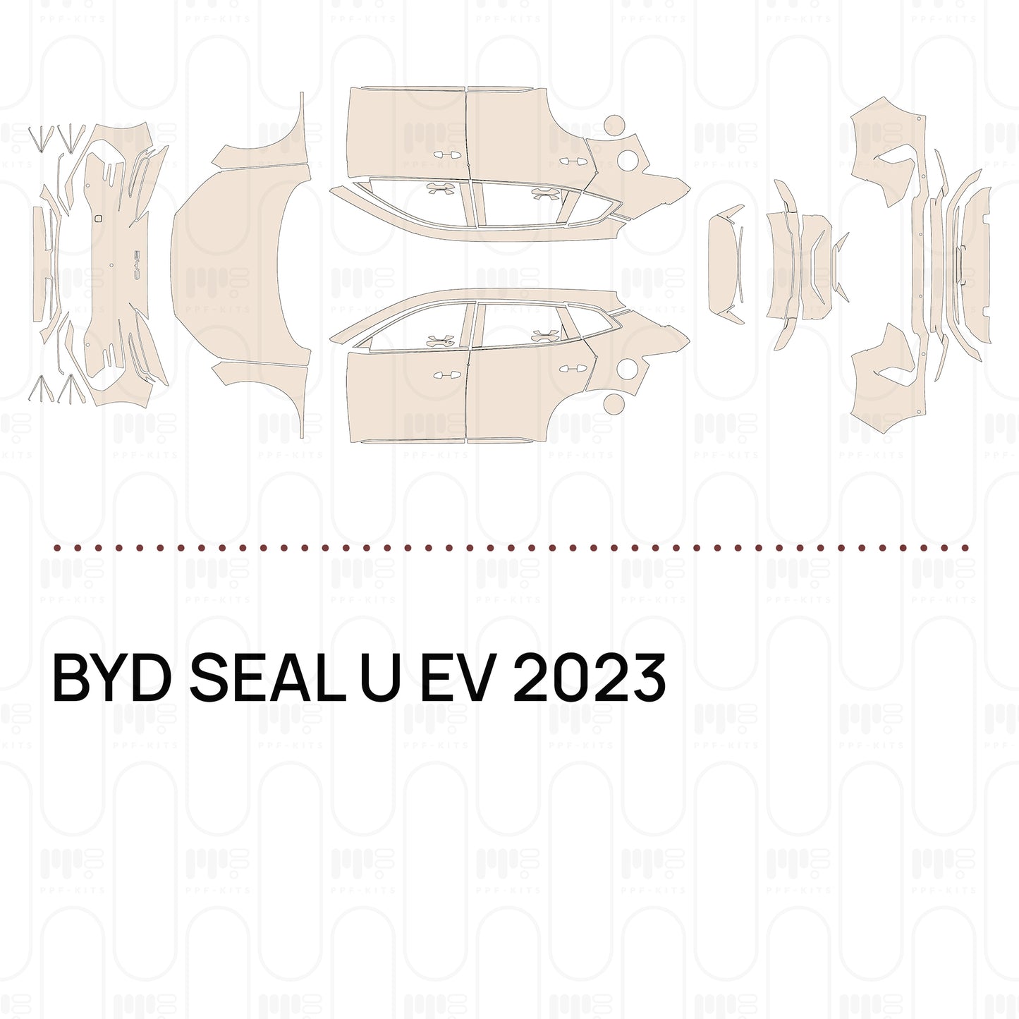 Pre-Cut PPF BYD SEAL U EV 2023