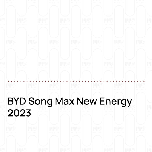 Pre-Cut PPF BYD Song Max New Energy 2023