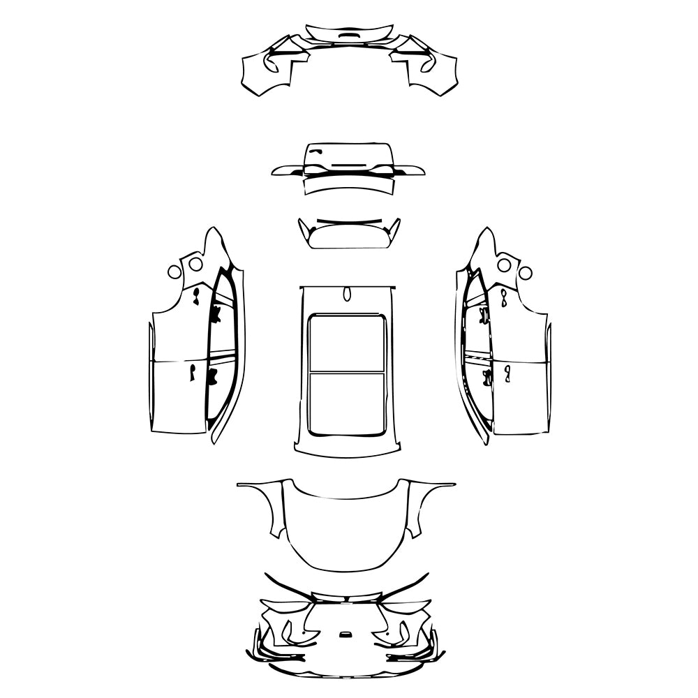 Pre-Cut PPF BYD Song Plus (BR) DM-i 2024 - PPF-Kits