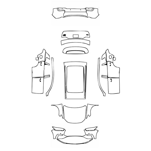 Pre-Cut PPF BYD Song Pro New Energy 2020 - PPF-Kits