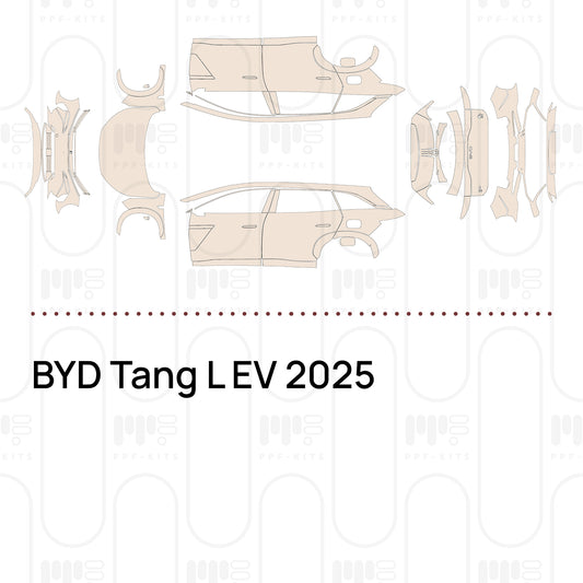 BYD Tang L EV 2025 – Forskåret PPF-lakbeskyttelsesfilm