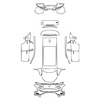 Pre-Cut PPF BYD Tang New Energy DM-i 2022 - PPF-Kits