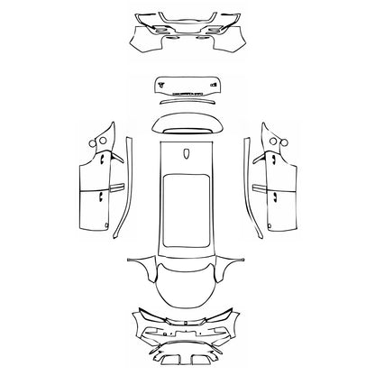 Pre-Cut PPF BYD Tang New Energy EV 2024 - PPF-Kits