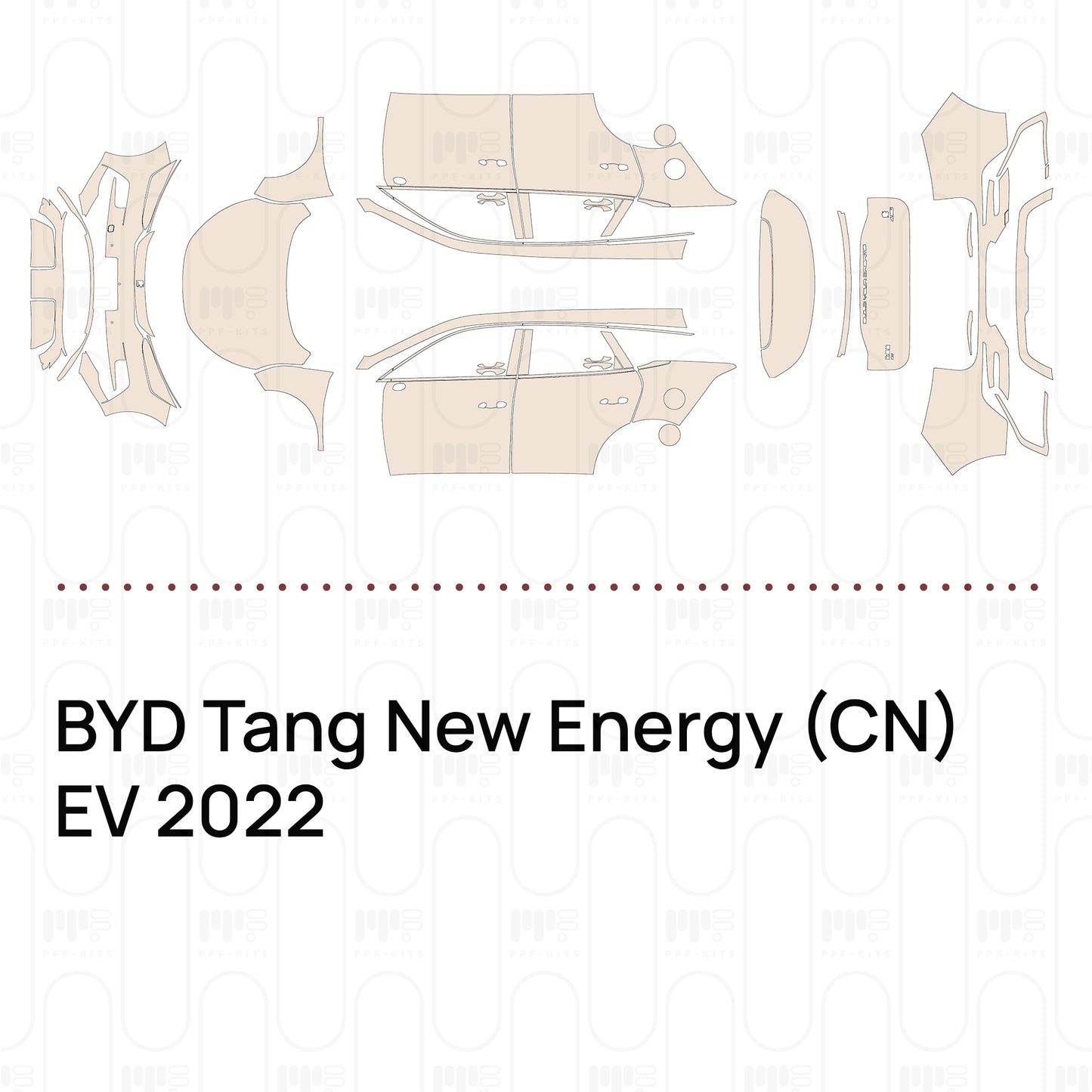 Pre-Cut PPF BYD Tang New Energy (CN) EV 2022