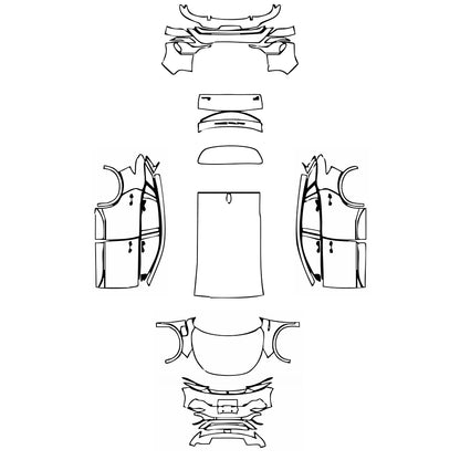 Pre-Cut PPF BYD Yuan Plus 2023 - PPF-Kits