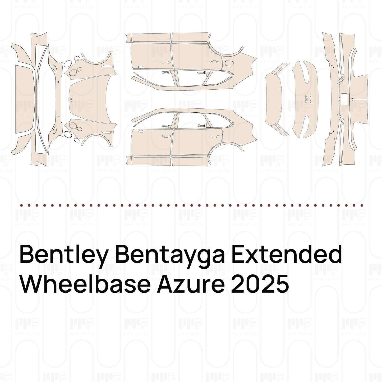 Pre-Cut PPF Bentley Bentayga Extended Wheelbase Azure 2025