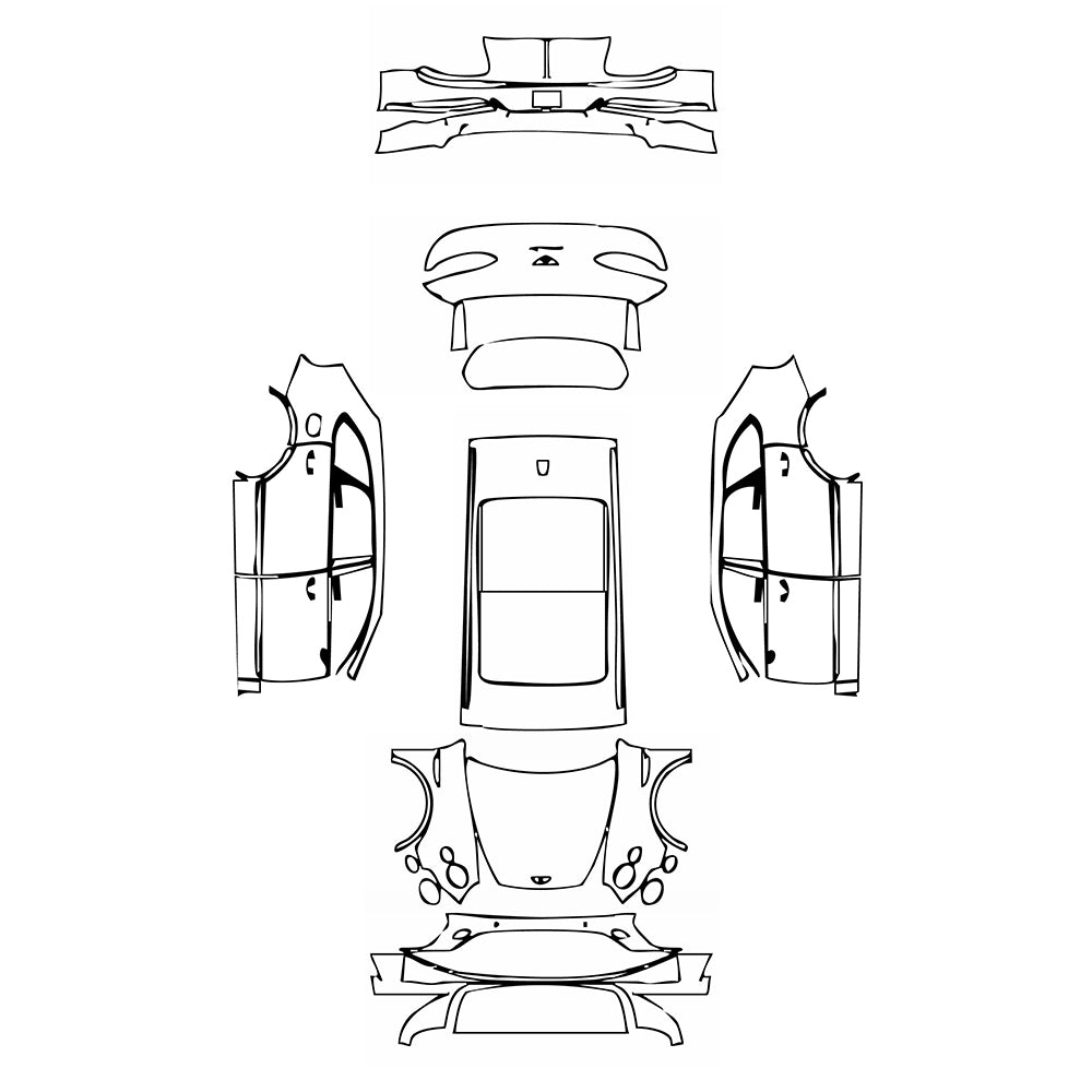 Pre-Cut PPF Bentley Bentayga Extended Wheelbase Base 2024 - PPF-Kits