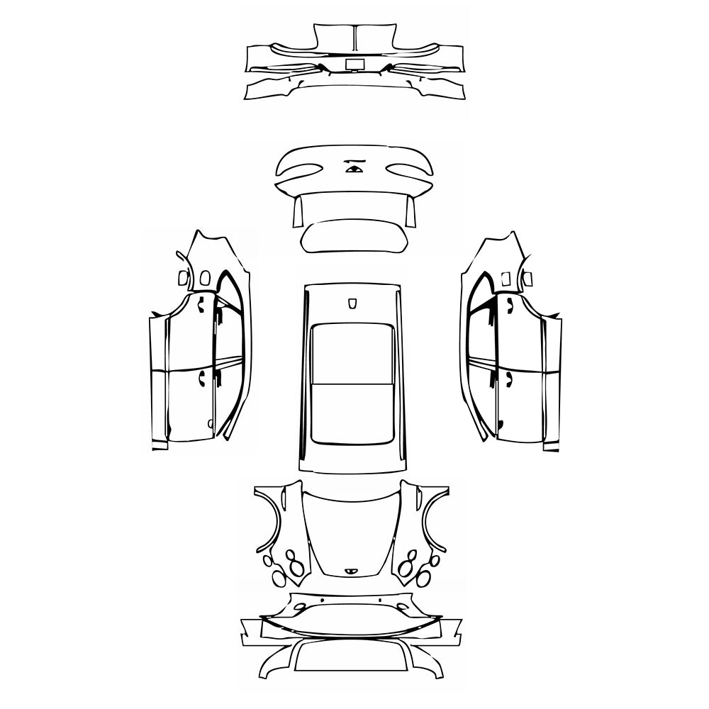 Pre-Cut PPF Bentley Bentayga Standard Wheelbase Azure 2024 - PPF-Kits