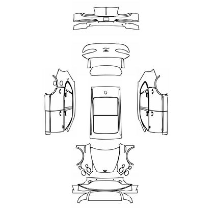 Pre-Cut PPF Bentley Bentayga Standard Wheelbase First Edition 2021 - PPF-Kits