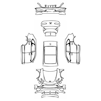Pre-Cut PPF Bentley Bentayga Standard Wheelbase Speed 2023 - PPF-Kits