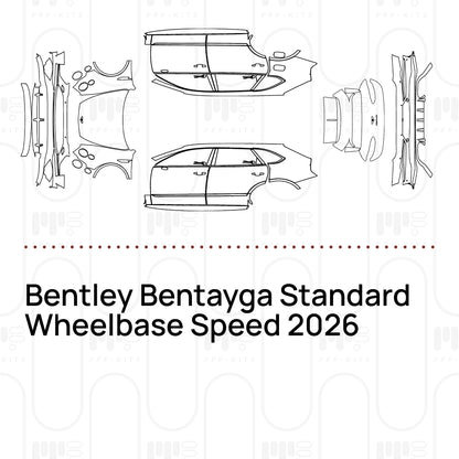Pre-Cut PPF Bentley Bentayga Standard Wheelbase Speed 2026