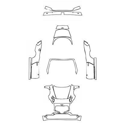 Pre-Cut PPF Bentley Continental GT Convertible 2016 - PPF-Kits