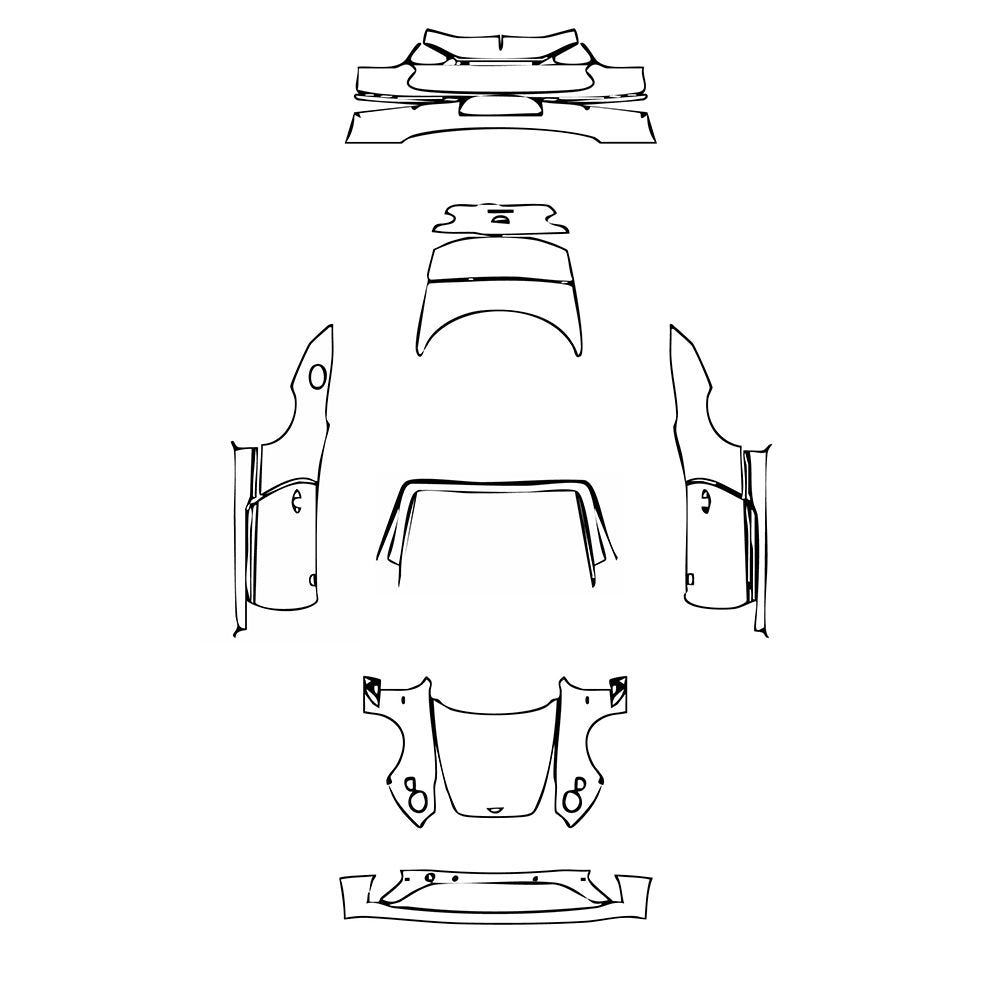 Pre-Cut PPF Bentley Continental GT Convertible 2020 - PPF-Kits
