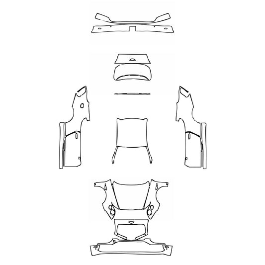 Pre-Cut PPF Bentley Continental GT Coupe 2016 - PPF-Kits