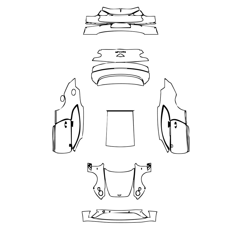 Pre-Cut PPF Bentley Continental GT Coupe 2023 - PPF-Kits