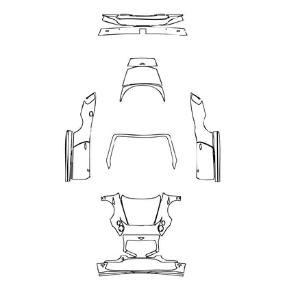 Pre-Cut PPF Bentley Continental GT V8 S Convertible 2016 - PPF-Kits