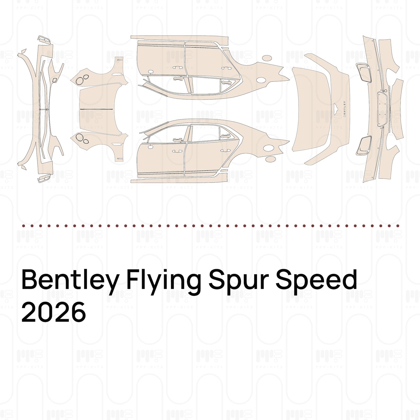 Pre-Cut PPF Bentley Flying Spur Speed 2026