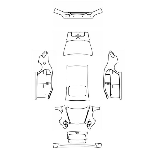 Pre-Cut PPF Bentley Flying Spur V8 2015 - PPF-Kits