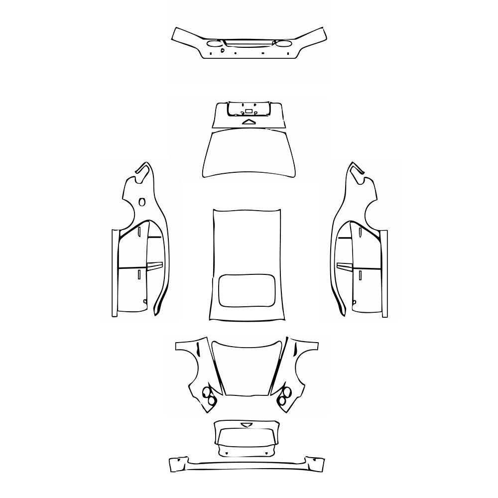 Pre-Cut PPF Bentley Flying Spur W12 2019 - PPF-Kits