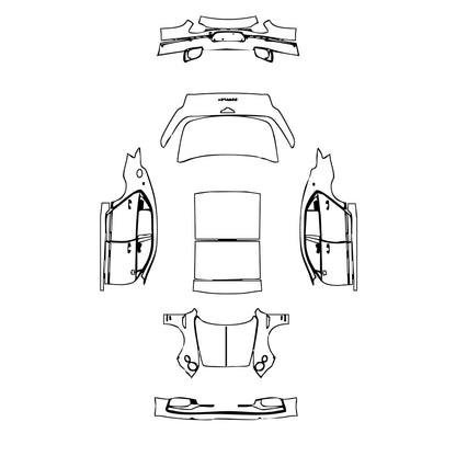 Pre-Cut PPF Bentley Flying Spur W12 2023 - PPF-Kits