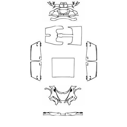 Pre-Cut PPF Bugatti Chiron Chiron Super Sport 2022 - PPF-Kits