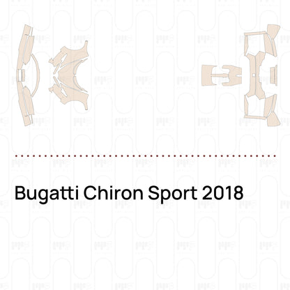 Pre-Cut PPF Bugatti Chiron Sport 2018