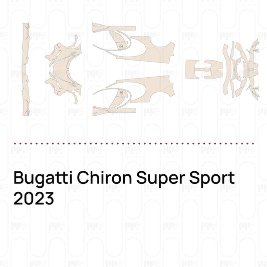 Pre-Cut PPF Bugatti Chiron Super Sport 2023