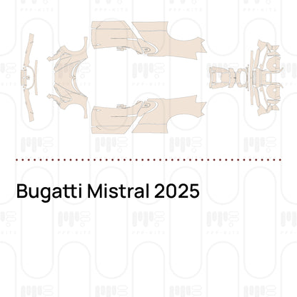 Pre-Cut PPF Bugatti Mistral 2025
