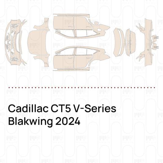 Pre-Cut PPF Cadillac CT5 V-Series Blakwing 2024