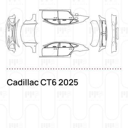 Pre-Cut PPF Cadillac CT6 2025