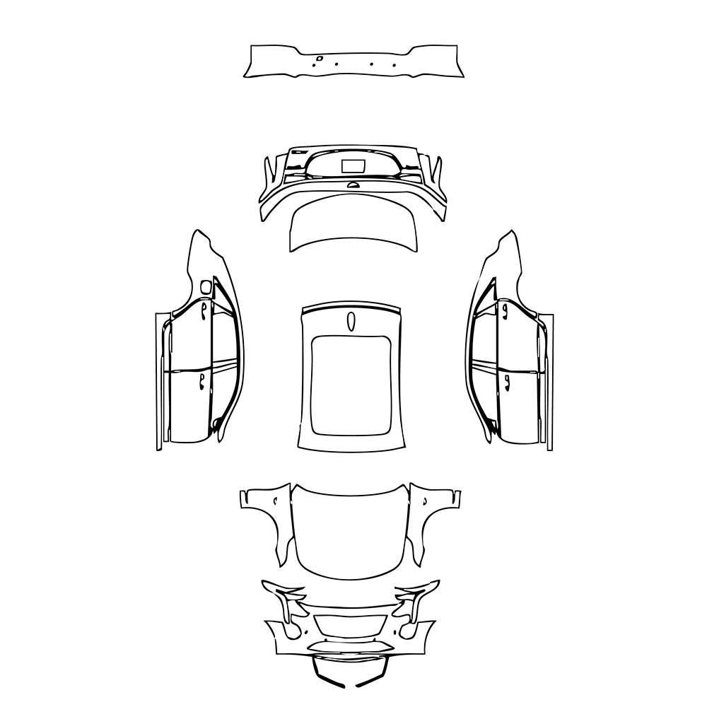 Pre-Cut PPF Cadillac CT6 Base 2022 - PPF-Kits