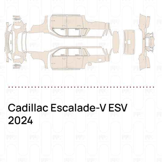 Pre-Cut PPF Cadillac Escalade-V ESV 2024
