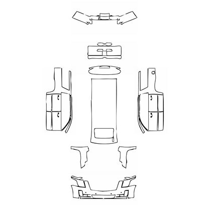 Pre-Cut PPF Cadillac Escalade ESV 2016 - PPF-Kits