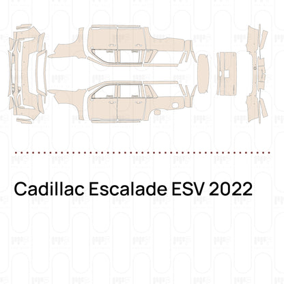 Pre-Cut PPF Cadillac Escalade ESV 2022