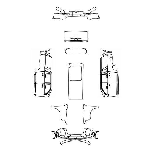 Pre-Cut PPF Cadillac Escalade ESV Luxury 2025 - PPF-Kits