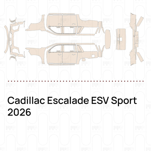 Pre-Cut PPF Cadillac Escalade ESV Sport 2026
