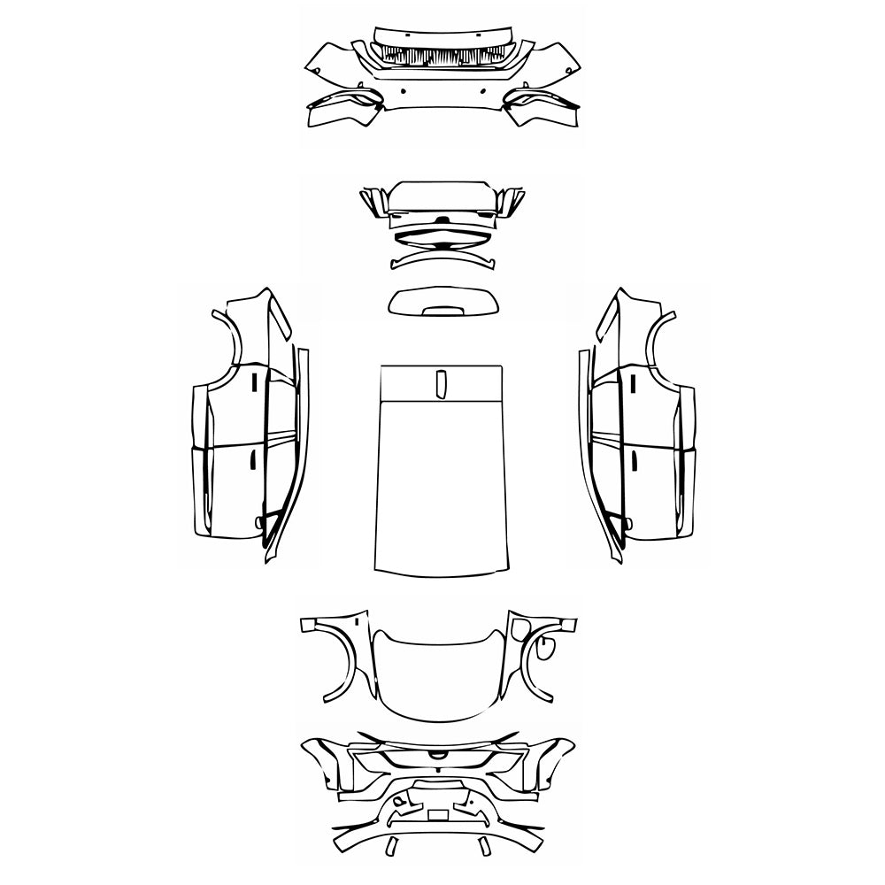 Pre-Cut PPF Cadillac OPTIQ 2024 - PPF-Kits