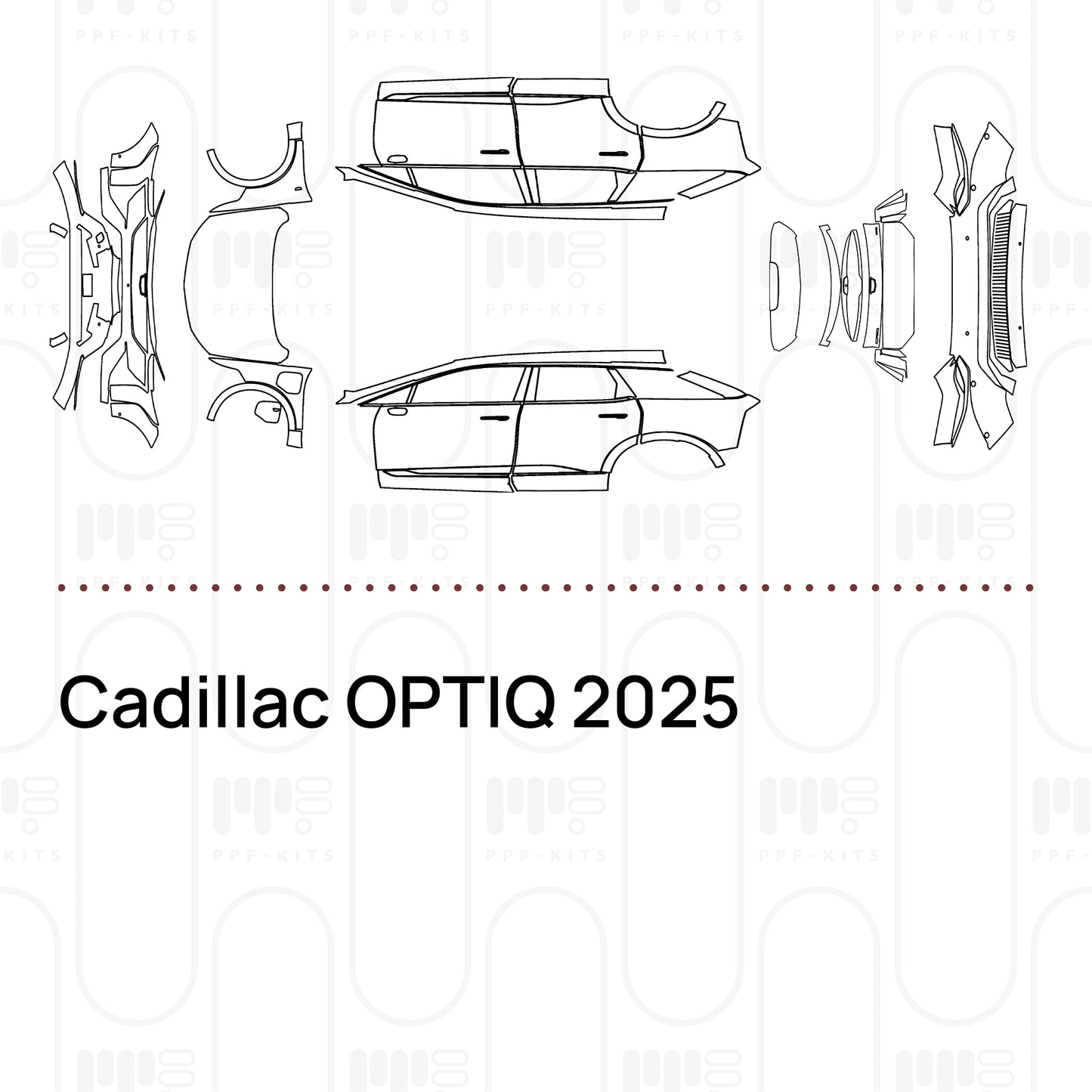 Pre-Cut PPF Cadillac OPTIQ 2025