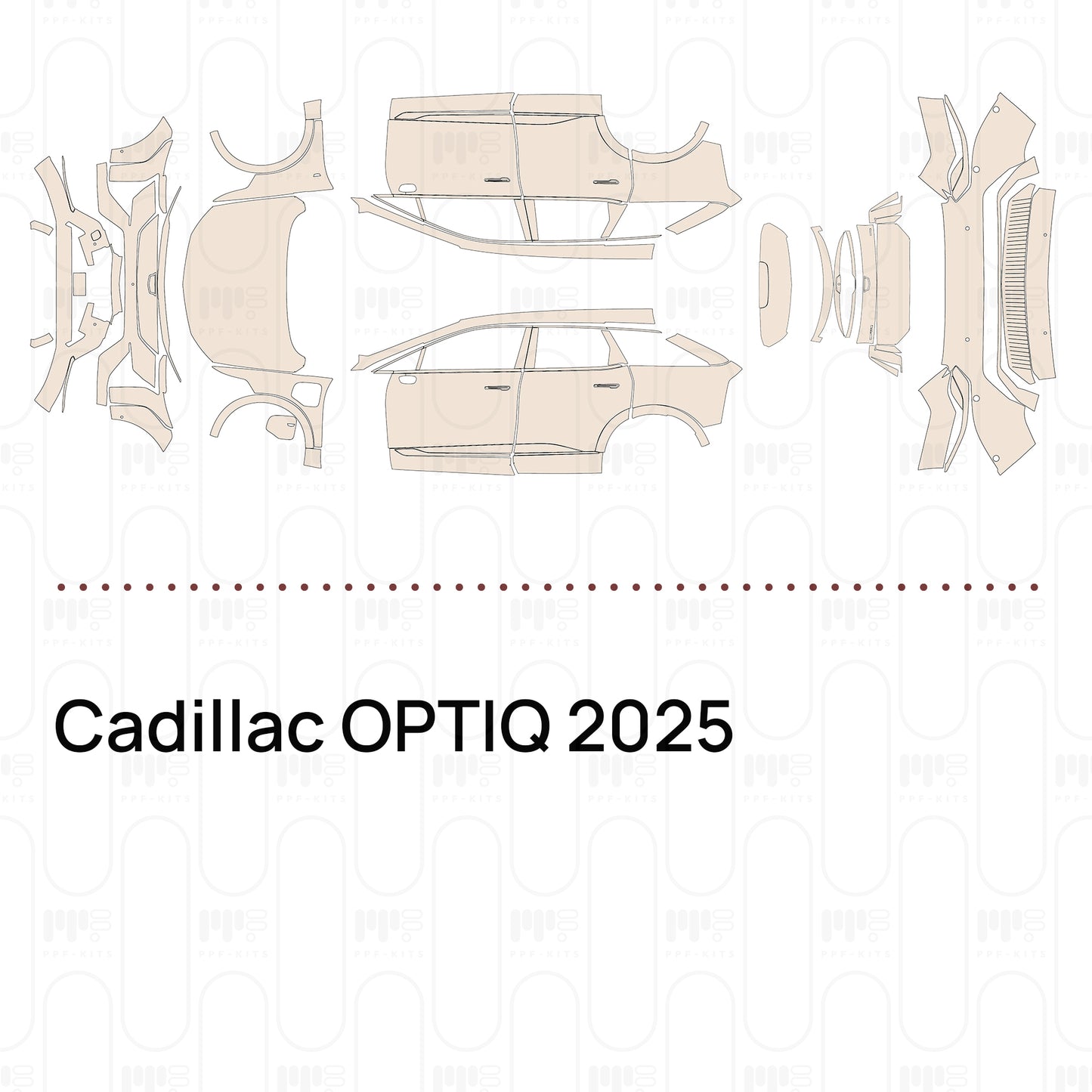 Pre-Cut PPF Cadillac OPTIQ 2025