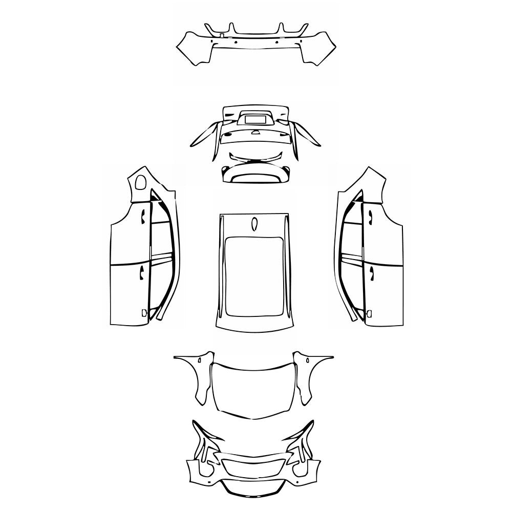 Pre-Cut PPF Cadillac XT4 2021 - PPF-Kits