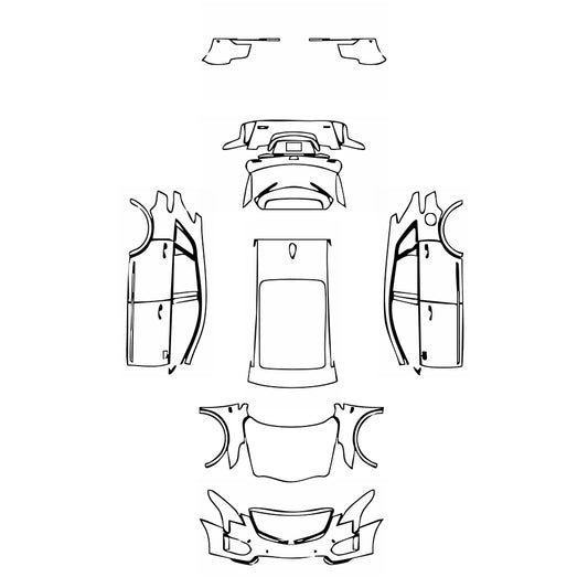 Pre-Cut PPF Cadillac XT5 2016 - PPF-Kits