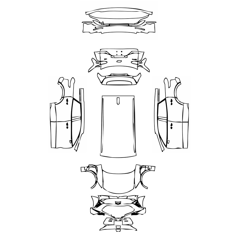 Pre-Cut PPF Chevrolet Blazer EV (US) LT 2024 - PPF-Kits