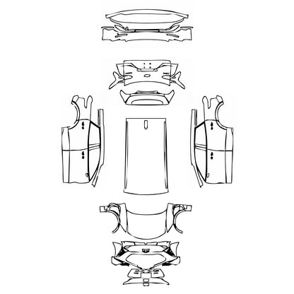 Pre-Cut PPF Chevrolet Blazer EV (US) RS 2025 - PPF-Kits