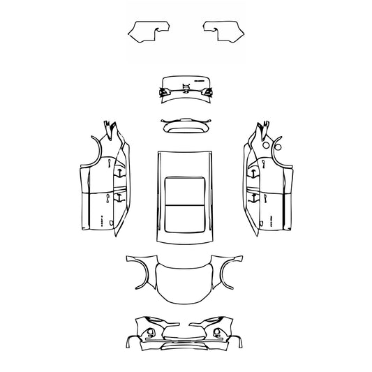 Pre-Cut PPF Chevrolet Blazer RS 2022 - PPF-Kits