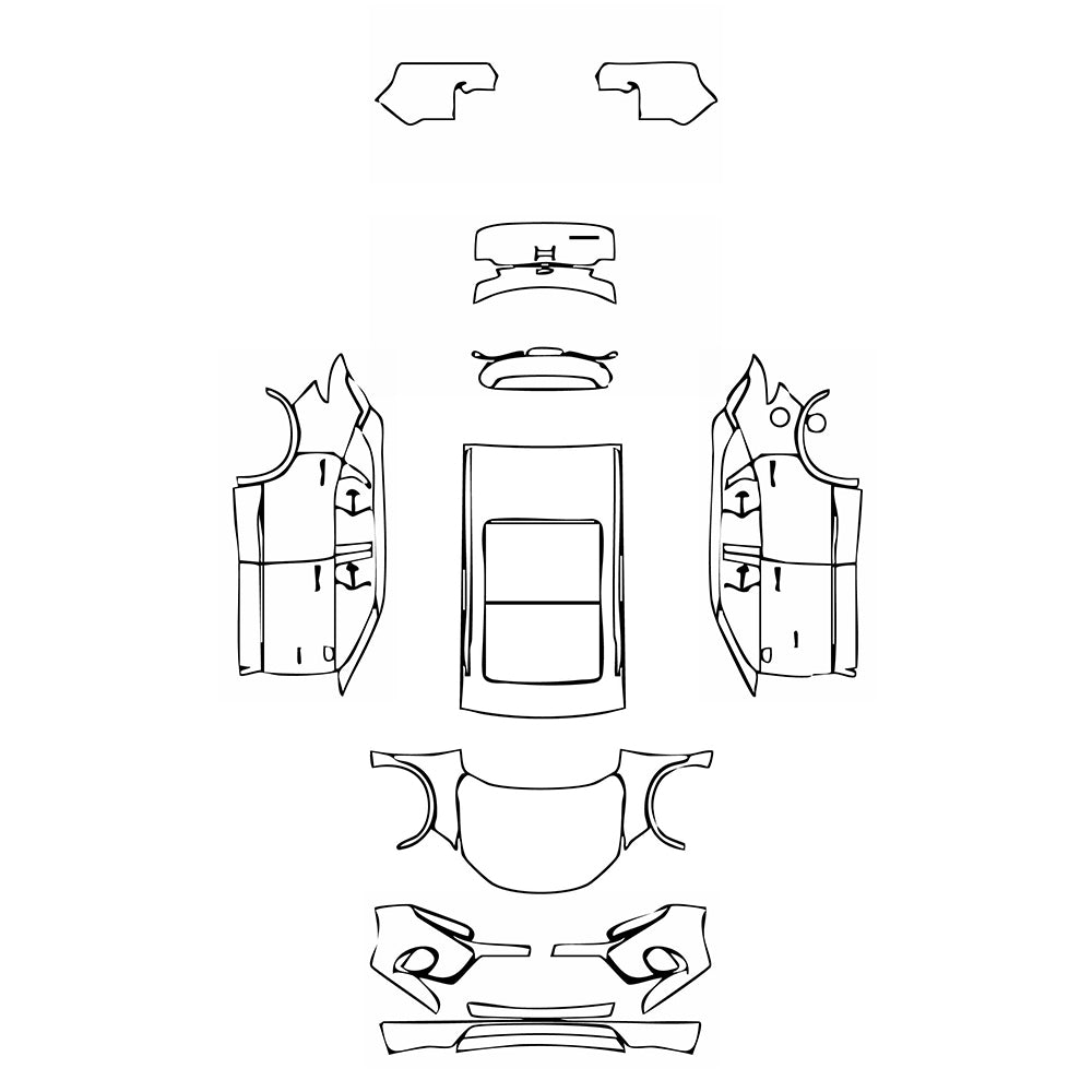 Pre-Cut PPF Chevrolet Blazer RS 2025 - PPF-Kits