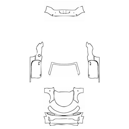 Pre-Cut PPF Chevrolet Camaro LT Convertible 2022 - PPF-Kits